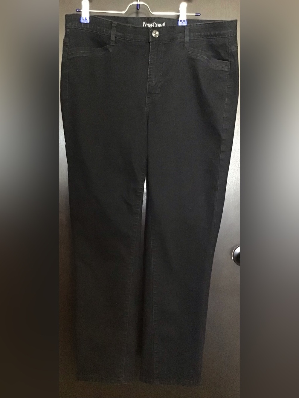 MarlaWynne Black Straight Leg Women’s Jeans